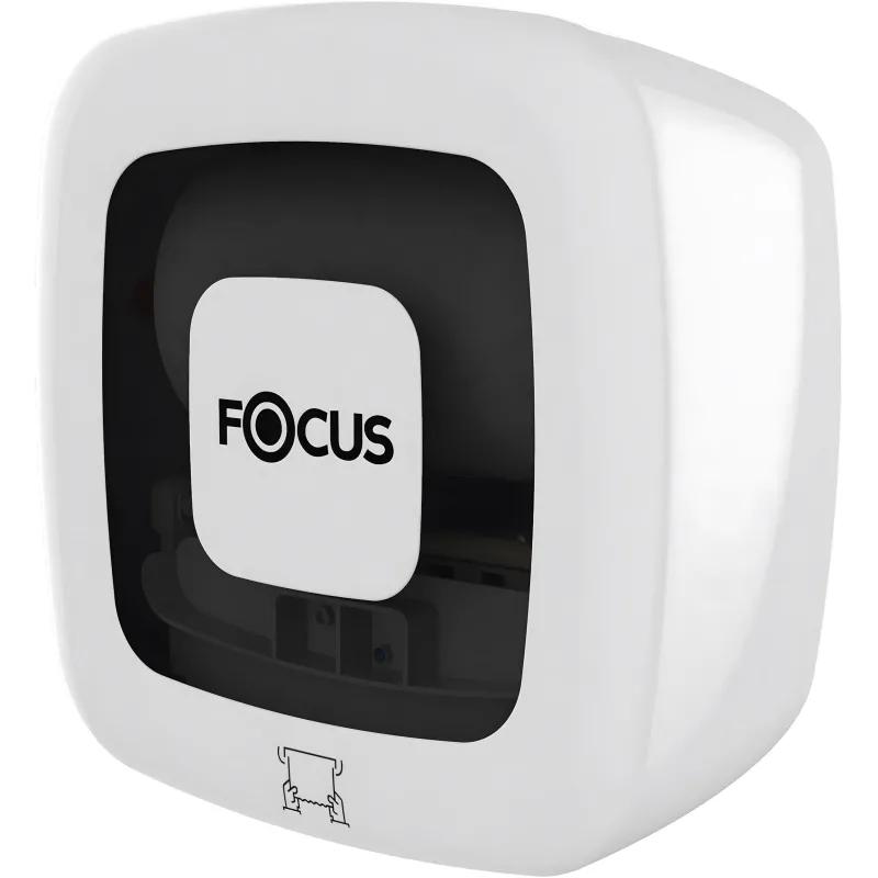 Диспенсер Focus д/рулон полотенец с автомат отрывом белый 8077062/8093486