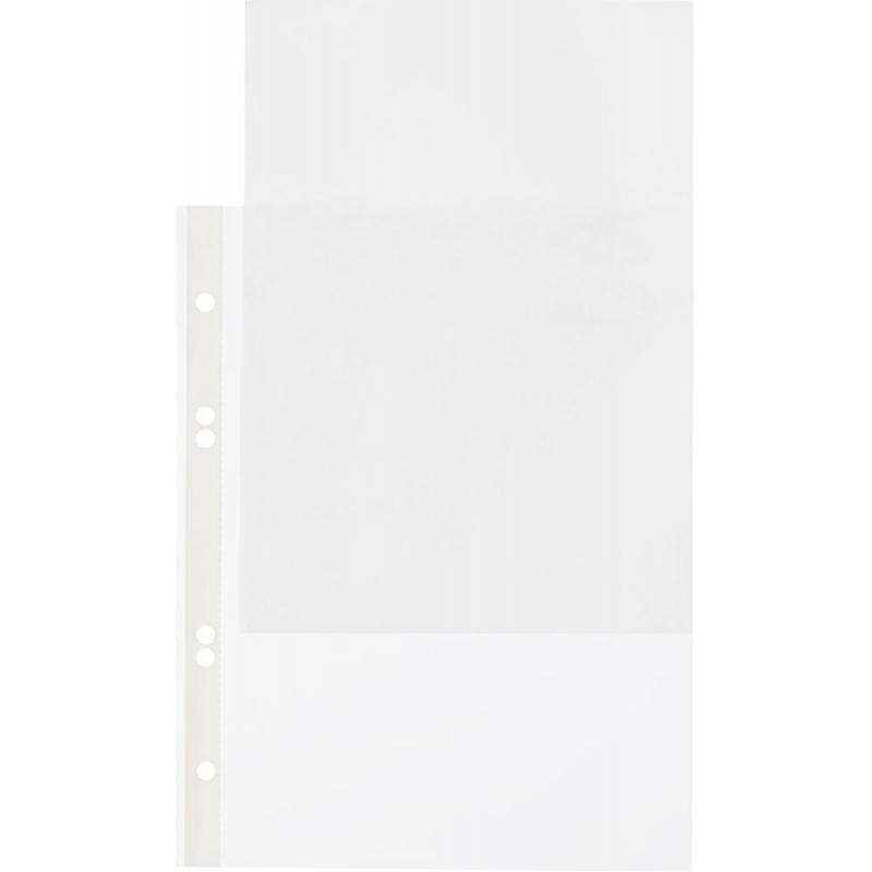 Файл-вкладыш А5 , 30 мкм 100шт./уп. с боков.перфор. Россия