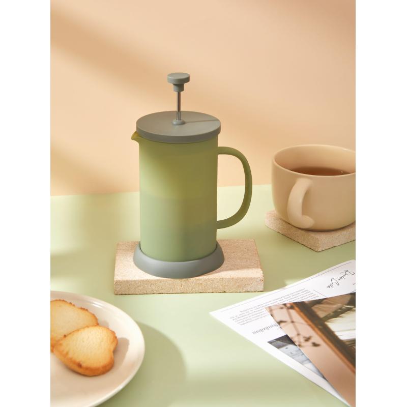 Френч-пресс 600 мл. Банджар ПП, боросиликатное стекло цв, фильтр-нерж ст