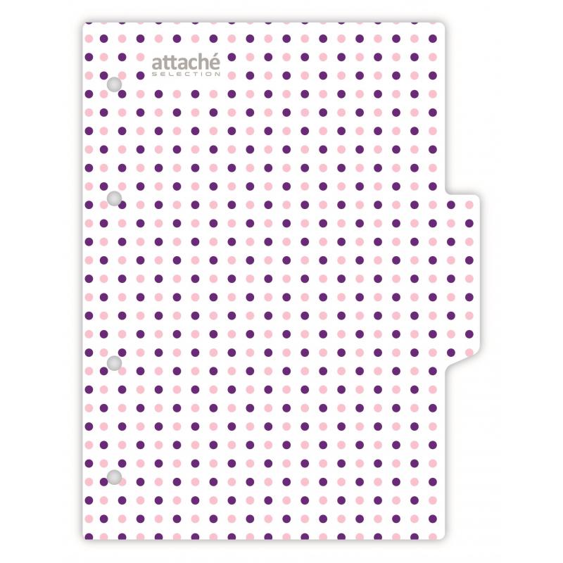 Разделитель листов пласт А5 Attache Selection Flower dreams, 3шт/уп, в асс