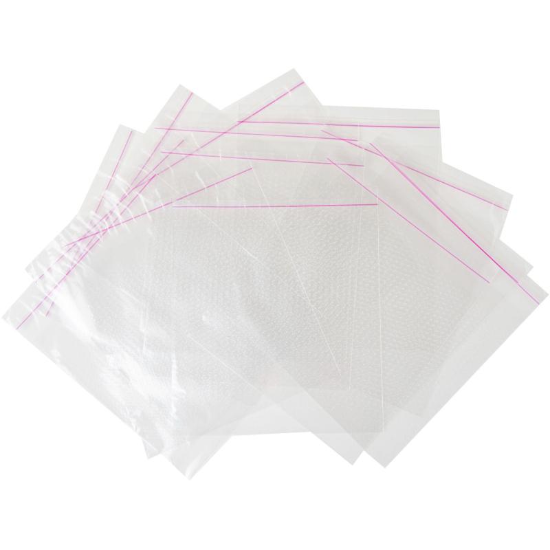 Пакет БОПП 200х200мм+40 клапан со скотчем 25мкм с перфорацией 100шт/уп