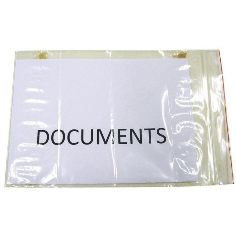 Пакет для сопр.док. из прозр.п/э ZIP-Lock С4, 235х300, 250 шт/уп