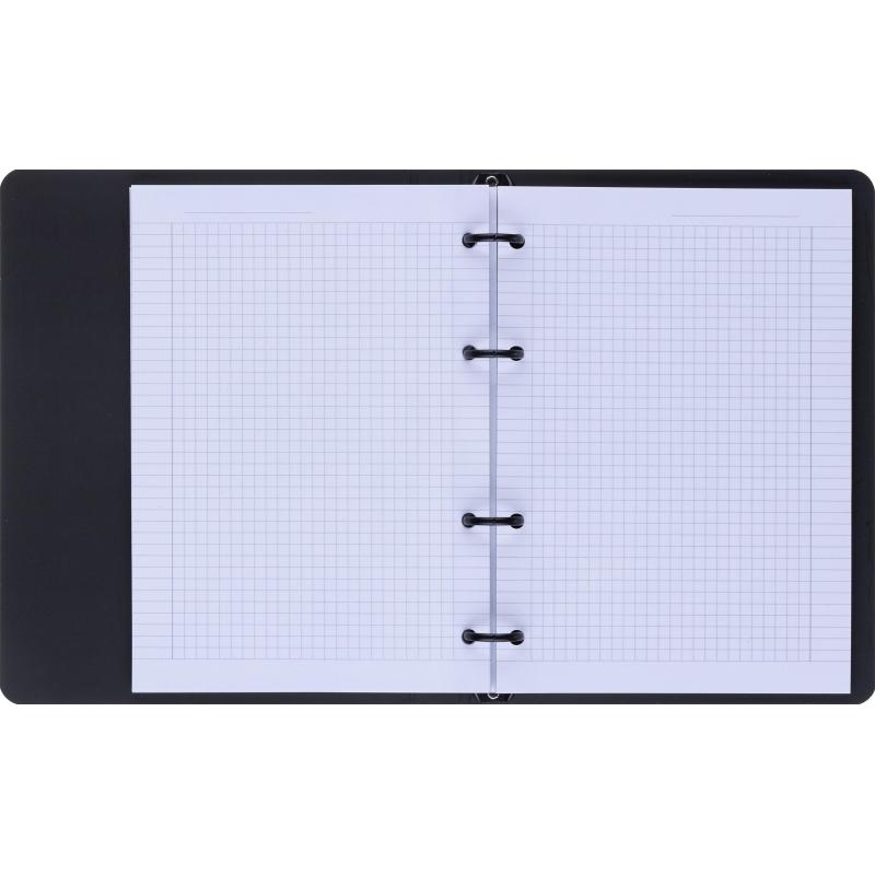 Тетрадь общая, BS, А5, 120л., клетка, кольца, Believe, черный N4761