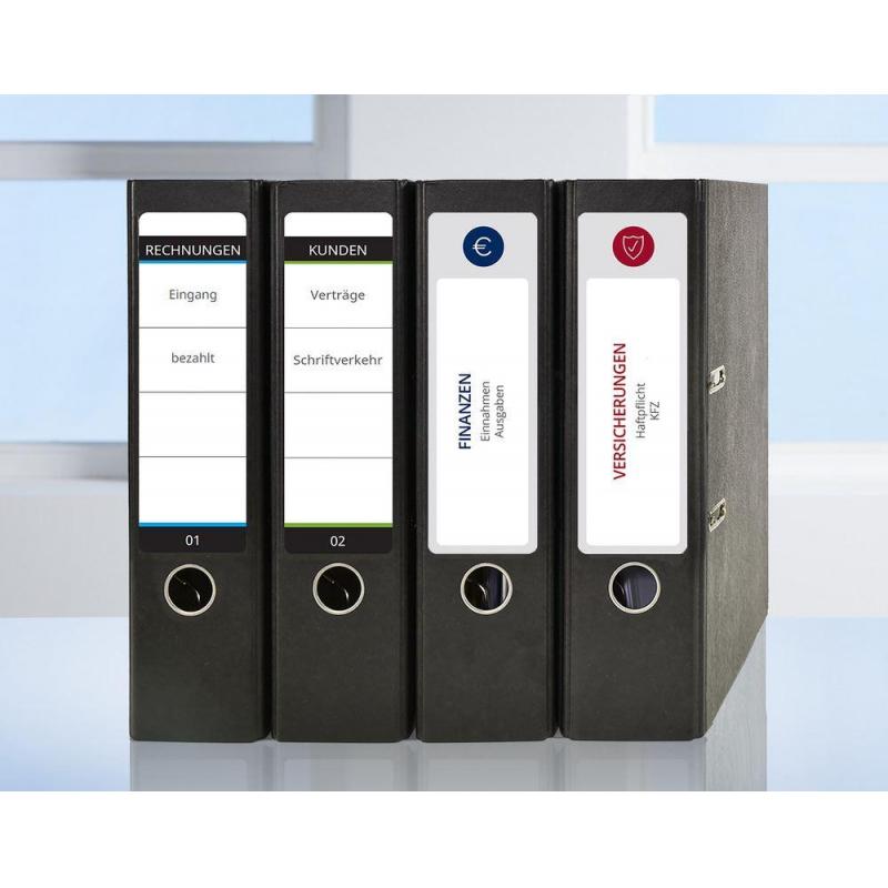 Этикетки самоклеящиеся L4761-25 Для папок-рег,бел,61х192мм,J+L+K+CL;100шт/у