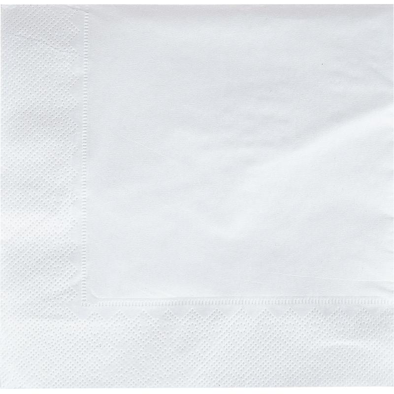 Салфетки бумажные Luscan 2сл 33х33см белые 200шт/уп