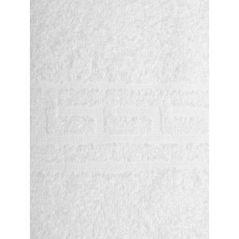 Набор полотенец махровых Luscan/бордюр 380г/м2, 70х130 белый, 10 шт/уп