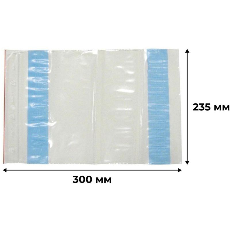 Пакет для сопр.док. из прозр.п/э ZIP-Lock С4, 235х300, 250 шт/уп