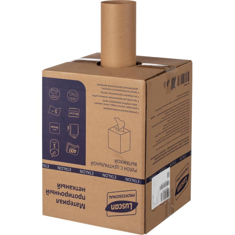 Материал протирочный нетканый Luscan Professional 60г 32х38см 400л/рул бел