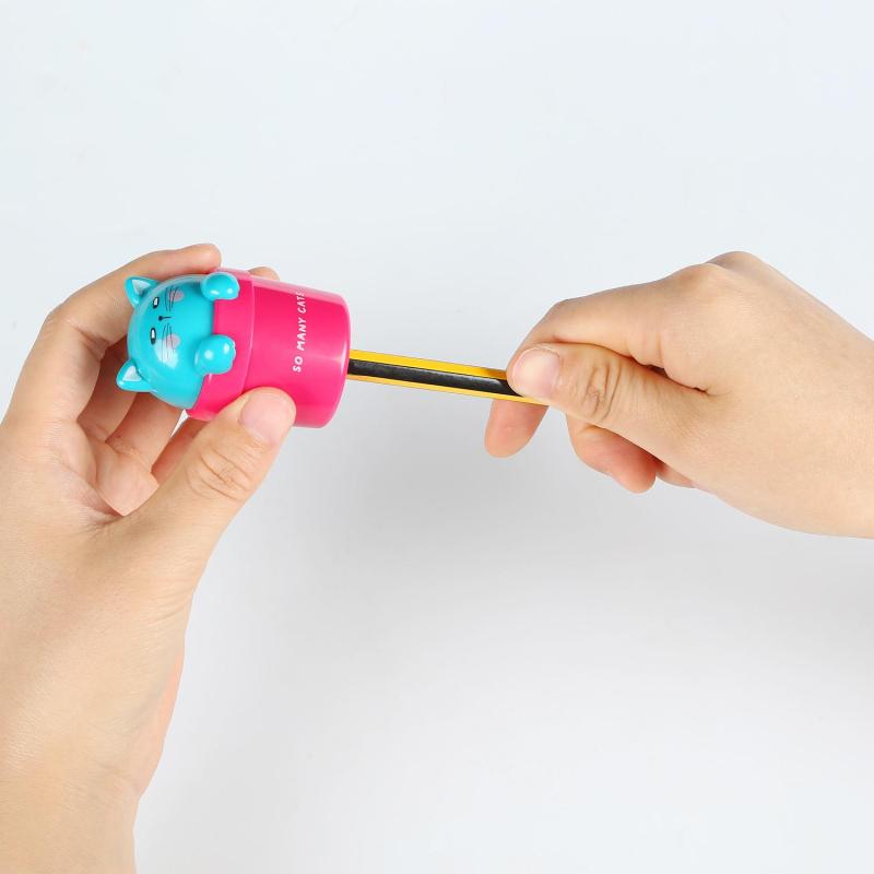 Точилка M&G So Many Cats, 1 отверстие, с контейнером, в ассорт, для детей