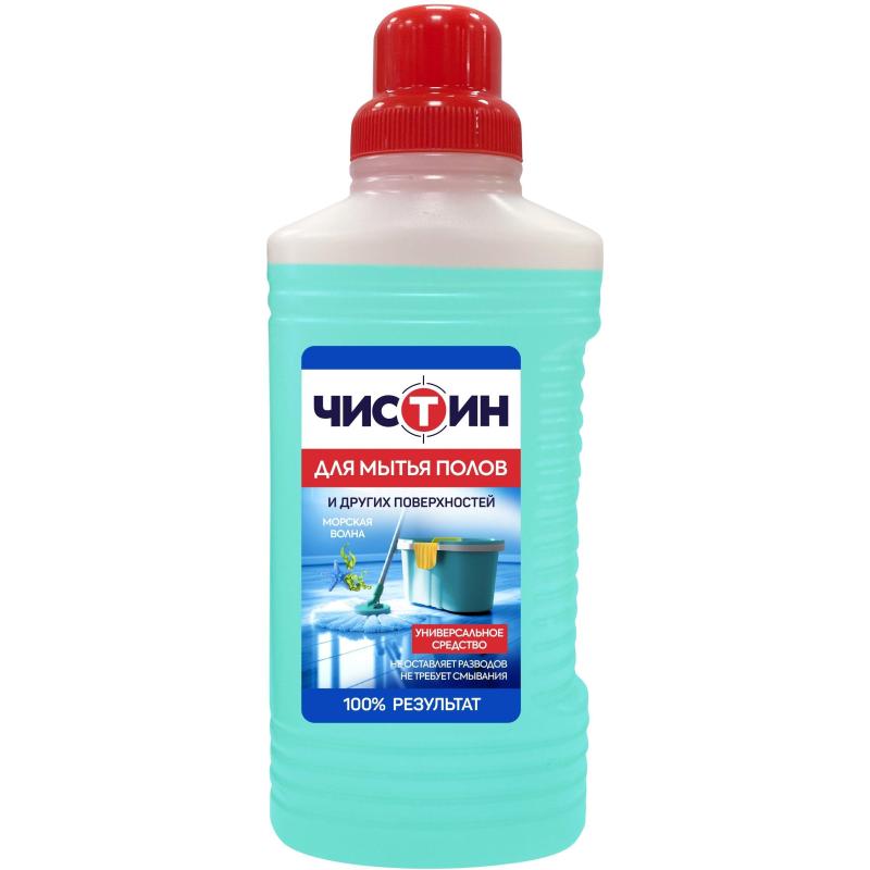 Средство для мытья пола Чистин 1000 г морская волна