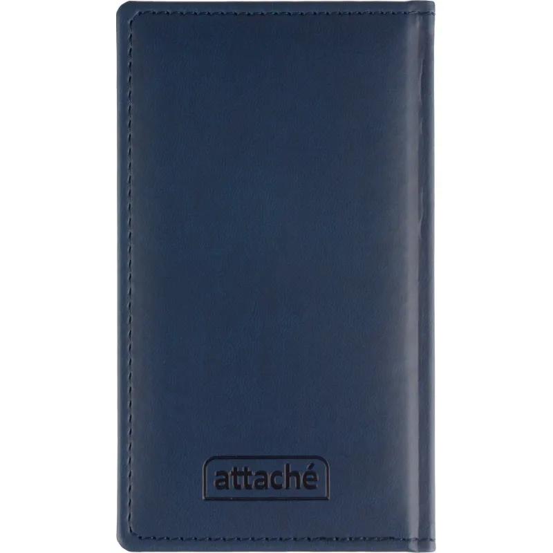 Еженедельник датированный 2026 АТТАСНЕ 64л, 90х160мм, карм.гор., Сиам синий