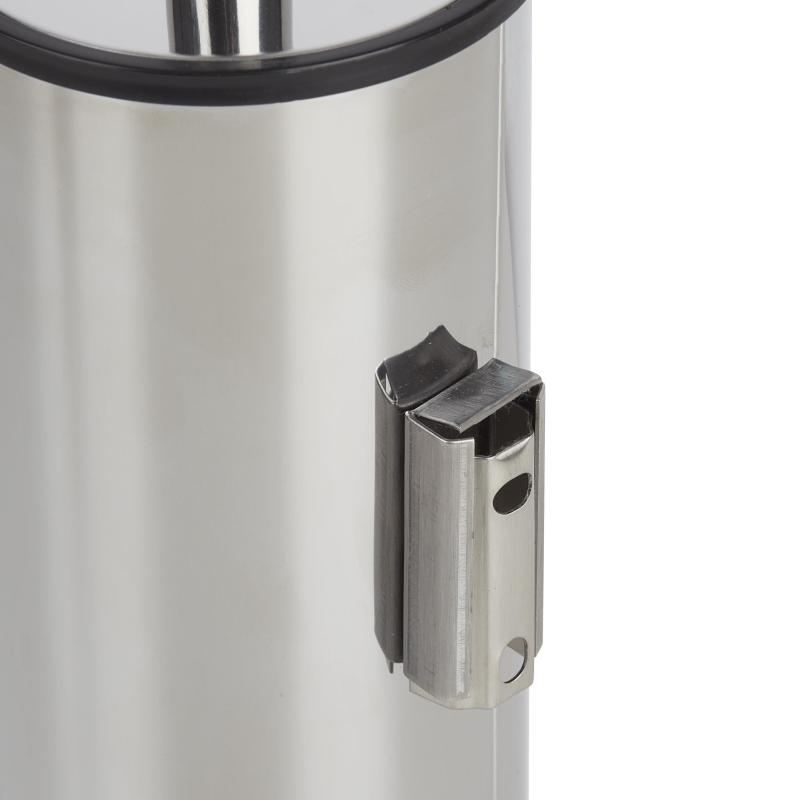 Ершик для унитаза Luscan закрытый с подст. и кр., нерж. с