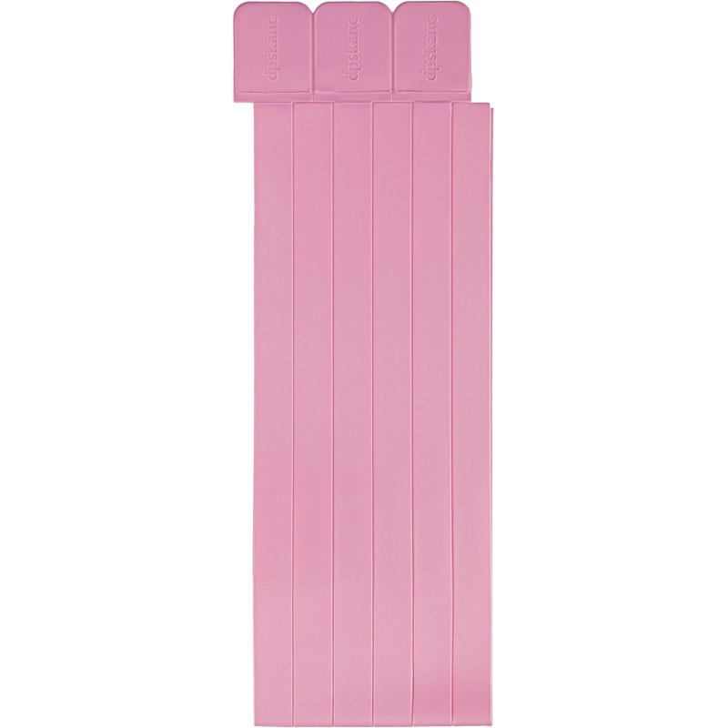 Закладки самоклеящиеся для книг, прямые,наб.6 шт,350мкм,светло-роз,2921-121