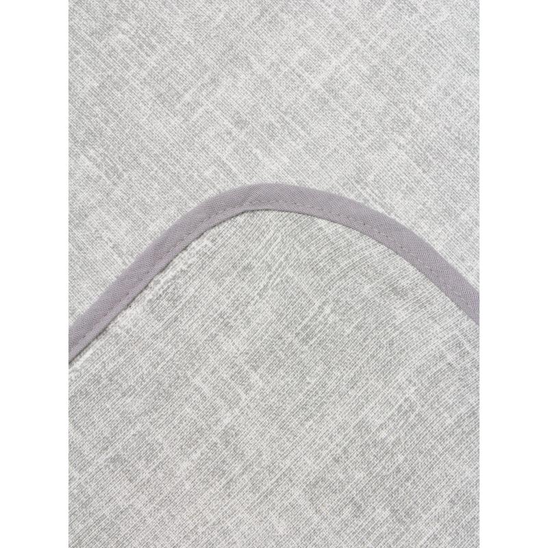 Фартук кухонный 70х60см, рогожка, 160г/м2, Рант серый