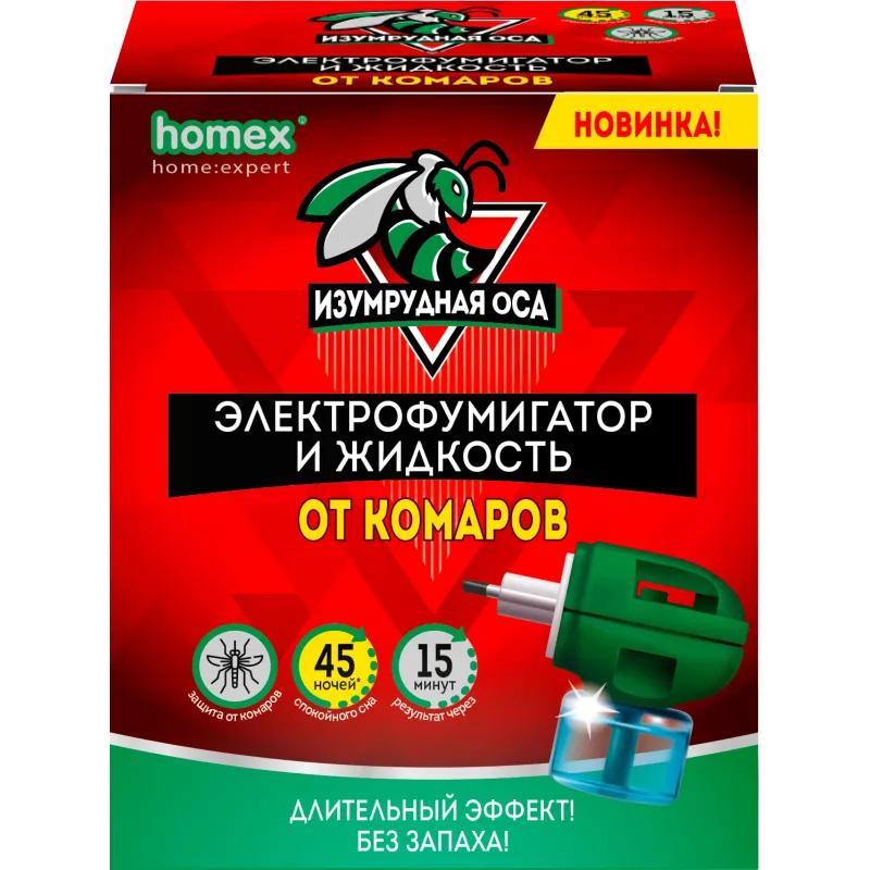 Фумигатор и жидкость от комаров 30 ночей, 30 мл/уп