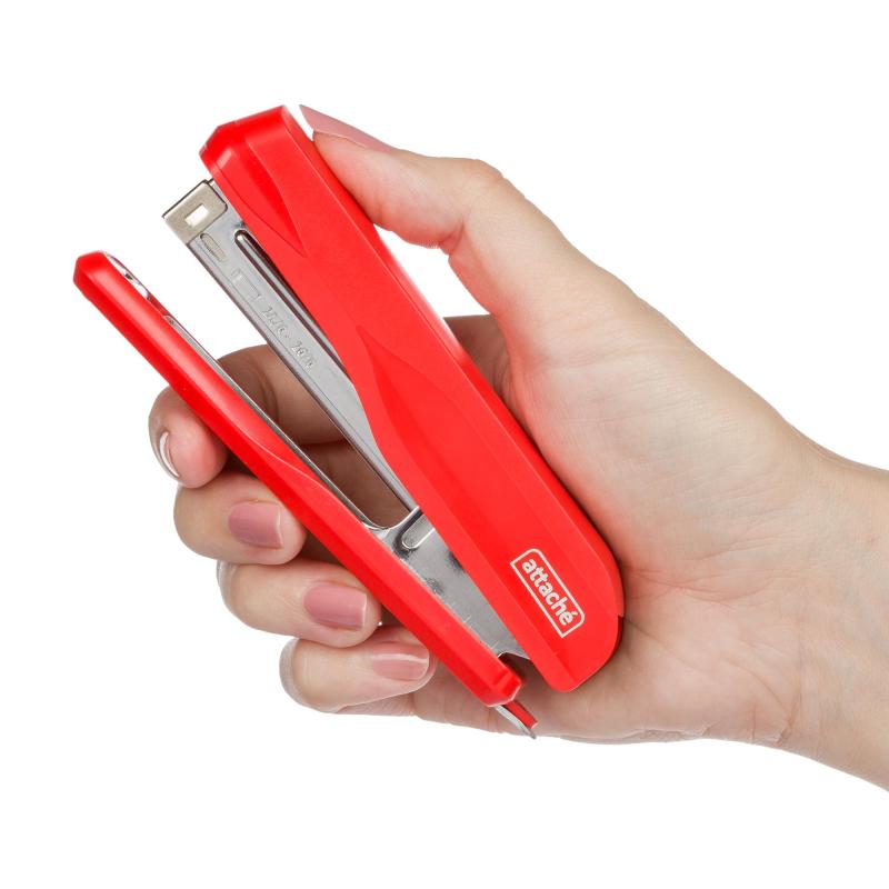 Степлер Attache MSR2430 (№24/6-26/6) до 30 лист.,металл, красный