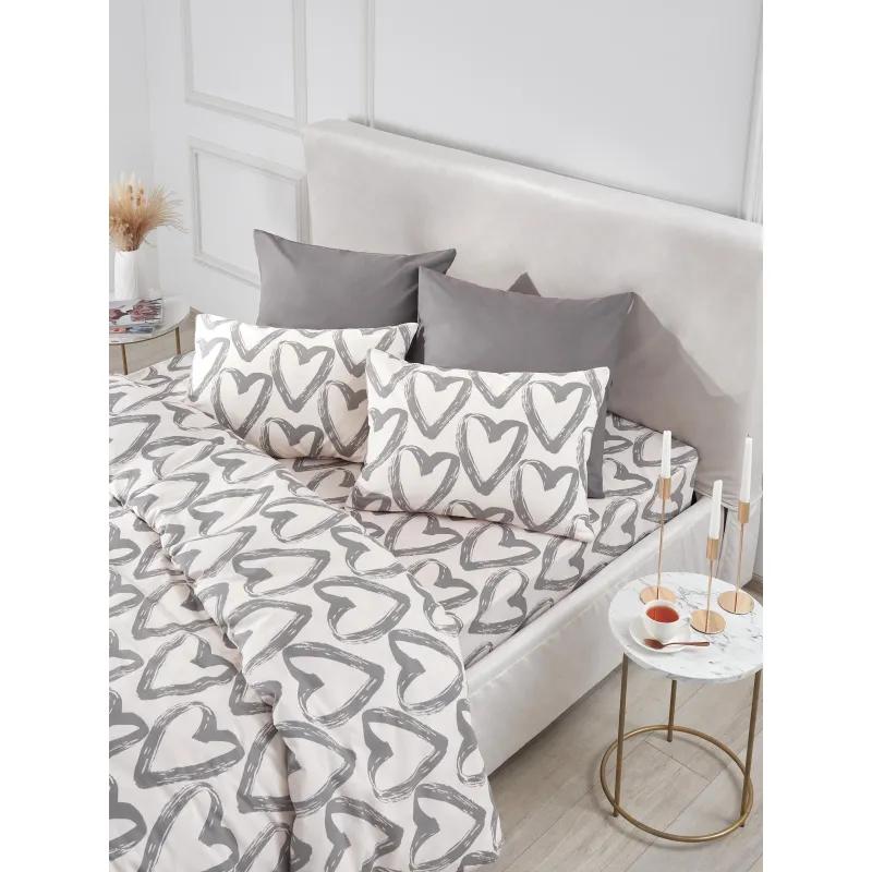 Постельное белье Евро Бязь (нав.50х70-2шт),In love