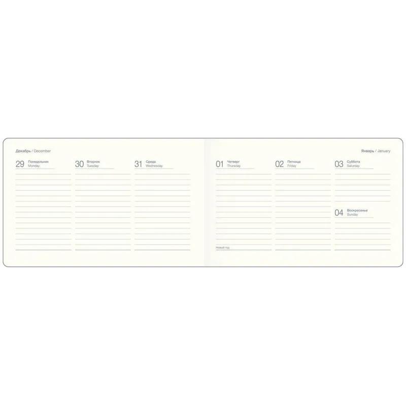 Еженедельник датированный 2026 IF 16х105см 64л, мягкий, Candy I1812/pink