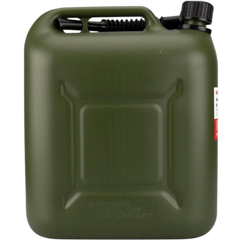 Канистра для ГСМ и тех.жидк., вертик, 20л, пласт, усиленная REXANT 80-0206