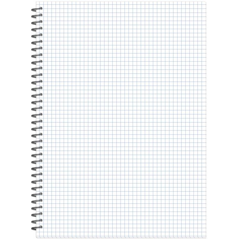 Бизнес-тетрадь Flakes yellow обложка УФ лак, спираль, А4, 48л, клетка