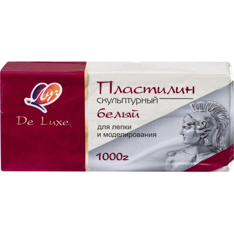Пластилин скульптурный Люкс, белый, 1000 г 34С 2245-08 набор