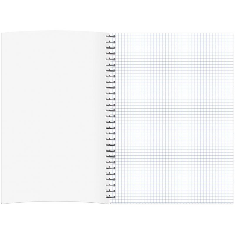 Бизнес-тетрадь Flakes yellow обложка УФ лак, спираль, А4, 48л, клетка