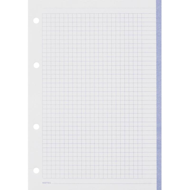 Сменный блок для тетрадей на кольцах, BeSmart А5 120л клетка Цветной N001d