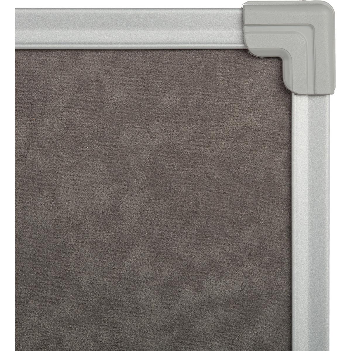 Доска Софтборд текст.90х120 Комус серый агат