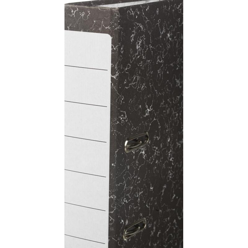 Папка-регистратор 50 мм мрамор ч/б (реестр)