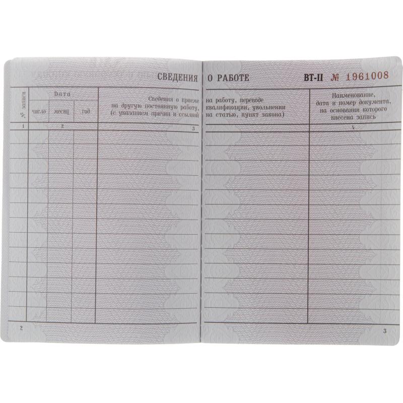 Бланк Вкладыш к трудовой книжке (новый 2023г)