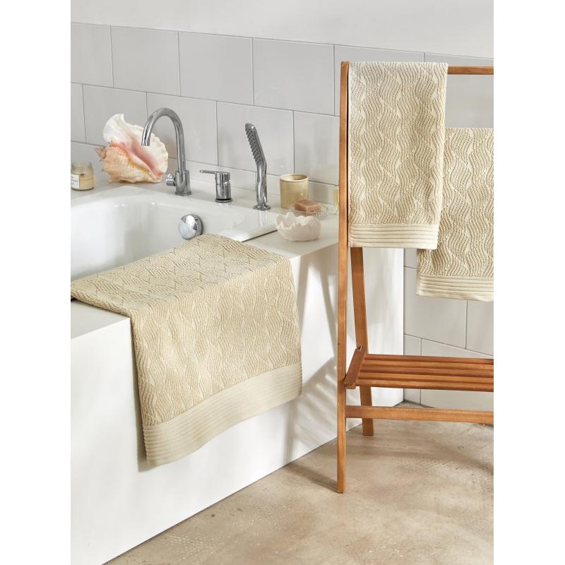 Набор полотенец махровых  для рук Б-р Жаккард 50х80см,500 г/м2,Хаки 2шт