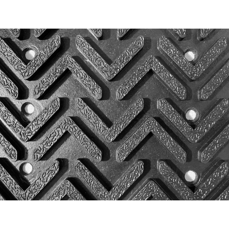 Коврик входной резиновый 60см x 90см х 9мм, стрелка