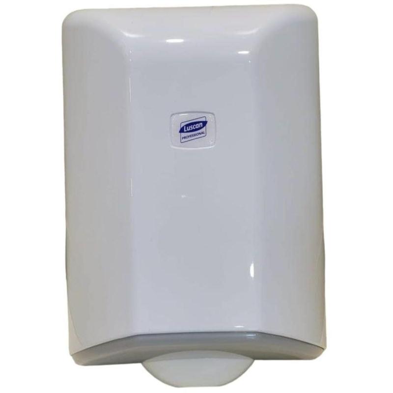 Диспенсер для полотенец рулон Luscan Prof Optima ЦВ 1by1 белый