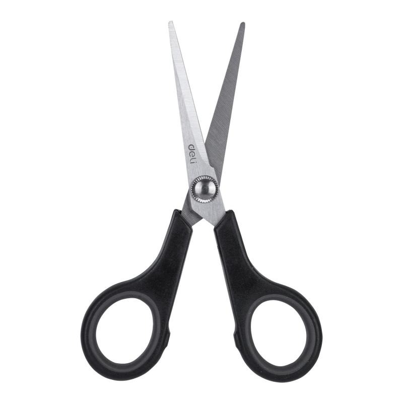 Ножницы Deli E6005 Soft-touch офисные 140мм сталь ассорти блистер