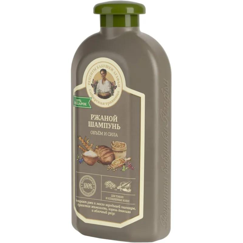 Шампунь для тонких и ослабленных волос РБА Сибирская Травница ржаной 500 мл