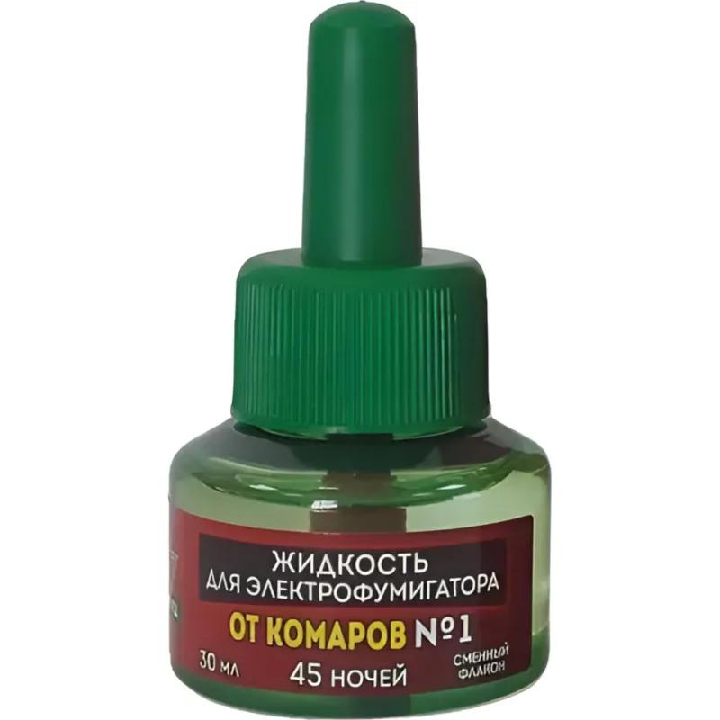 Фумигатор и жидкость от комаров 30 ночей, 30 мл/уп