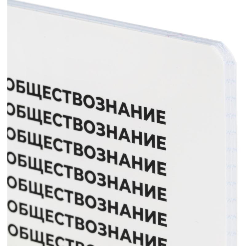 Тетрадь предметная Комус Класс  Кириллица, 48 л., А5, кл., ОБЩЕСТВОЗНАНИЕ