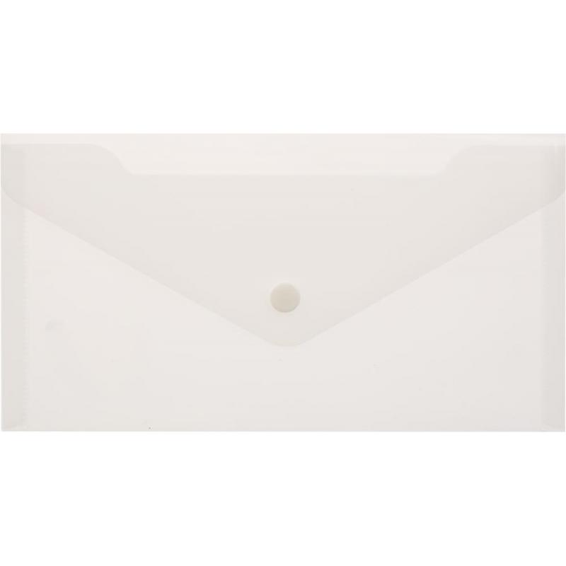 Папка-конверт на кнопке С6 224x119мм, 180мкм, Attache ассорти, 10шт.уп