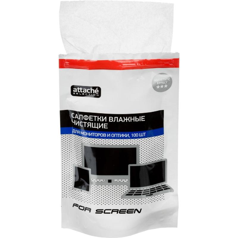 Салфетки д/экранов Luscan, з/блок, 100 шт, 130х170