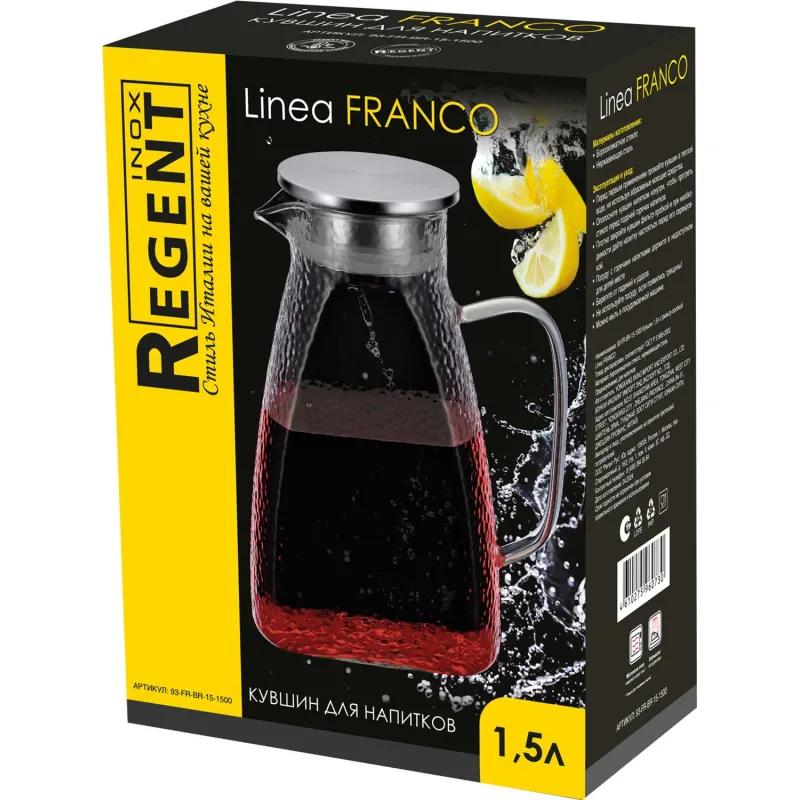 Кувшин 1,5л с фильтр-пробкой Linea FRANCO 93-FR-BR-15-1500