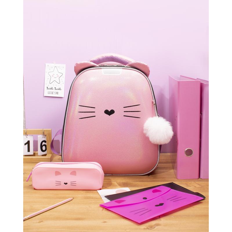 Пенал Kitty 1отд., силикон, 210x50x65 мм