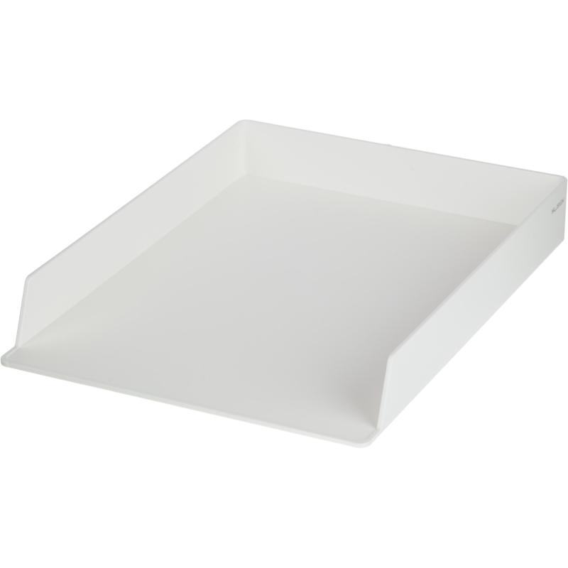 Лоток горизонтальный д/бум Deli NuSign ENS001-white 2лотка + орган-р бел