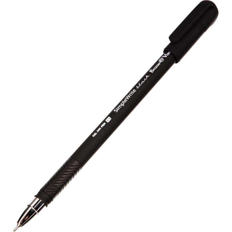 Ручка гелевая неавтомат. SimpleWrite BLACK 0,5мм,черная 20-0067