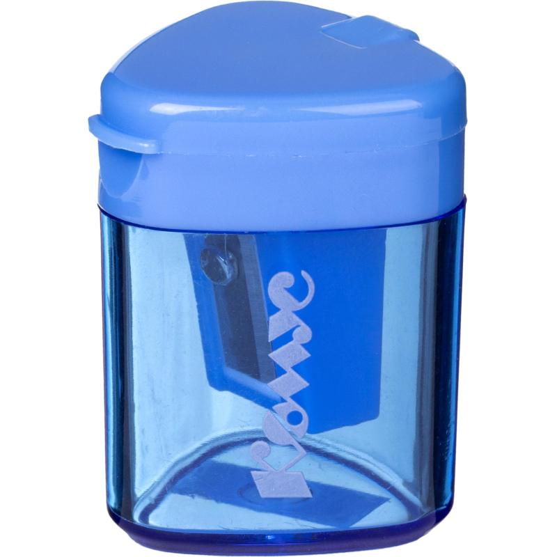 Точилка Комус Класс, 1 отверстие, с контейнером, в ассорт