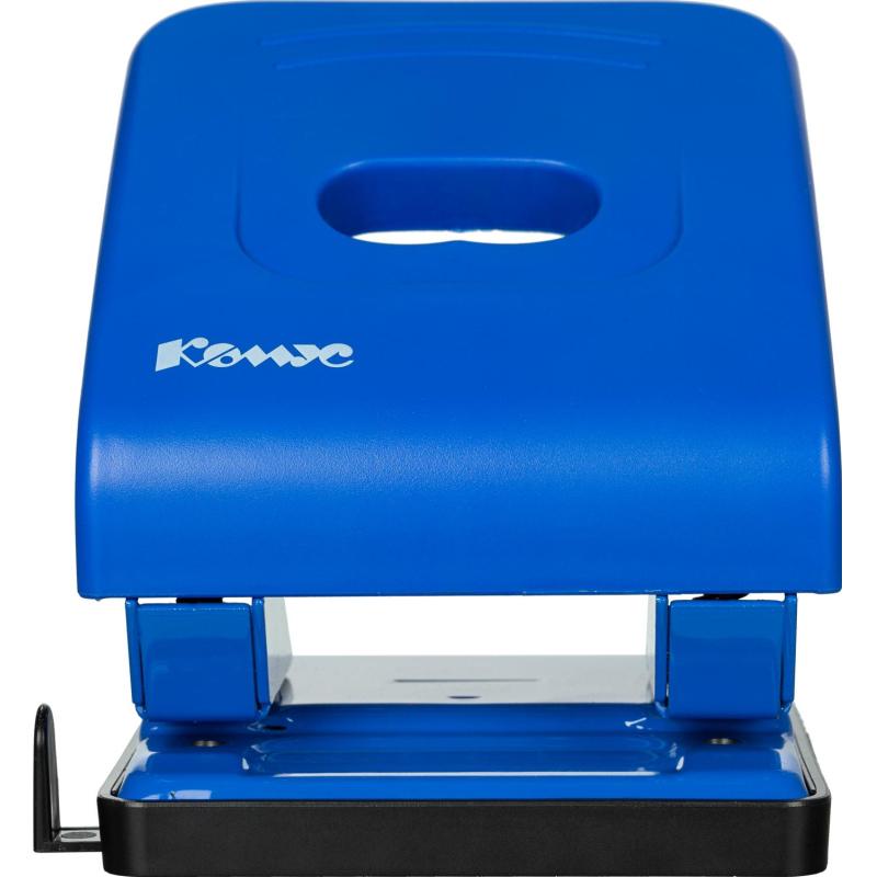 Дырокол Комус Vigor 6365 синий до 40л