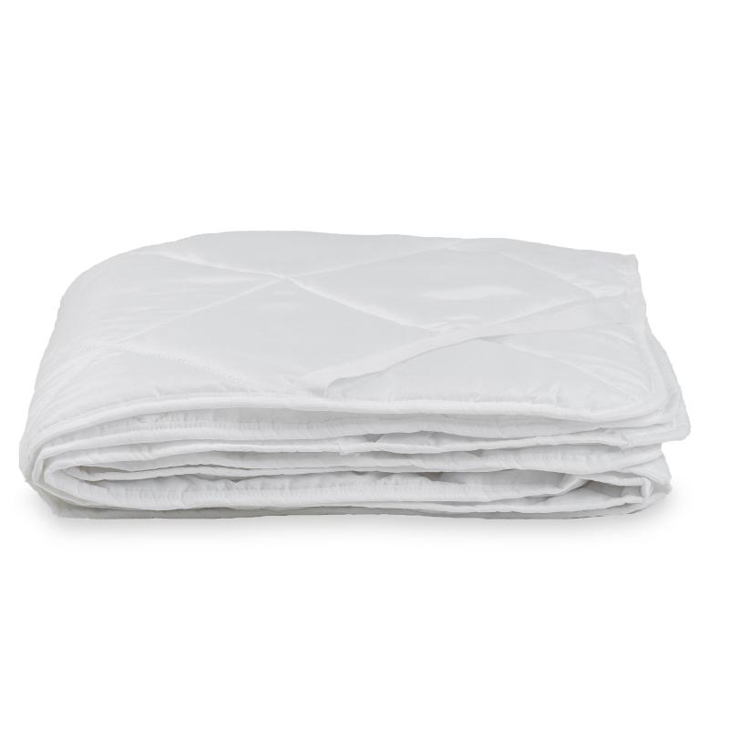 Наматрасник Luscan 90х200 стеганый, с резинкой по углам, 80г/м2, белый