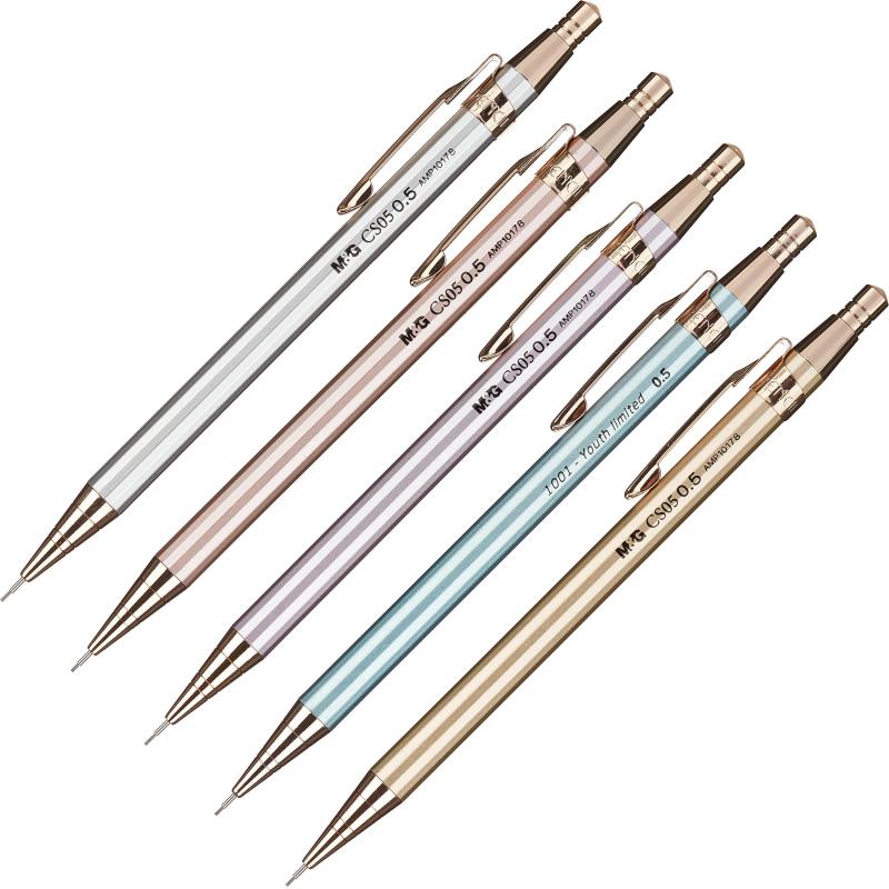 Карандаш механический M&G металл.корпус, 0,5 мм, ассорти AMP101781105AWC
