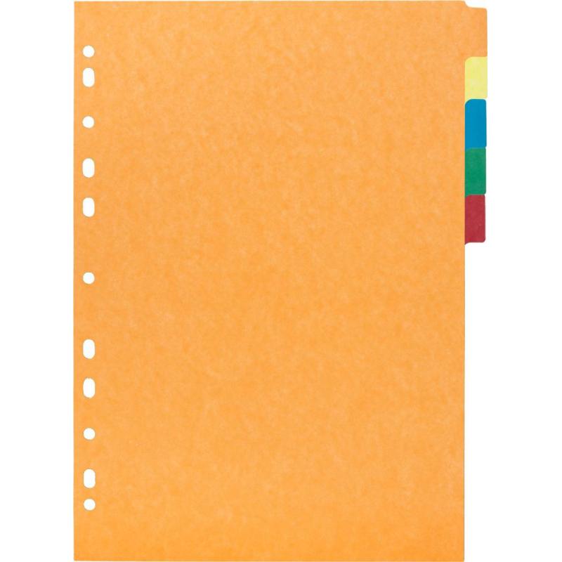 Разделитель листов 1-12, цв.карт.Attache,A4