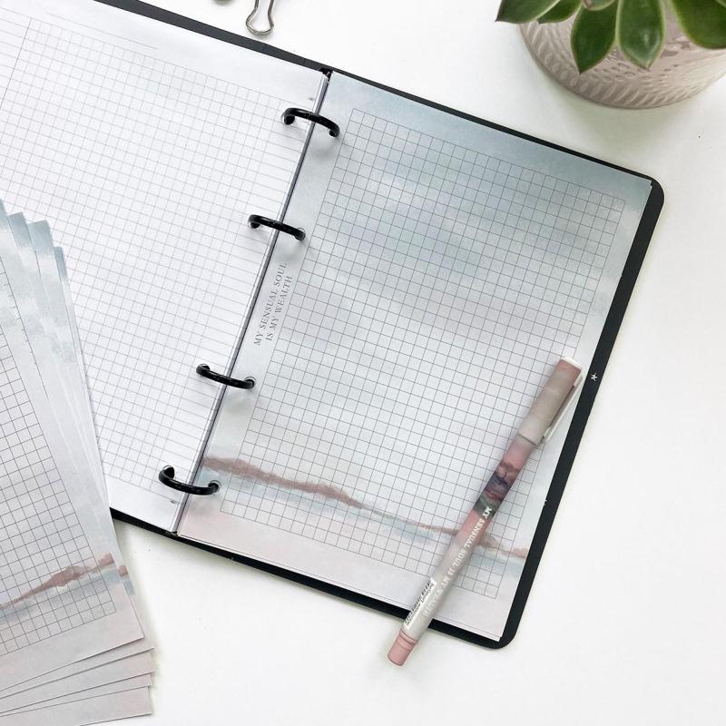 Сменный блок для тетрадей на кольцах,Be Different А5 50л,кл,View N3601