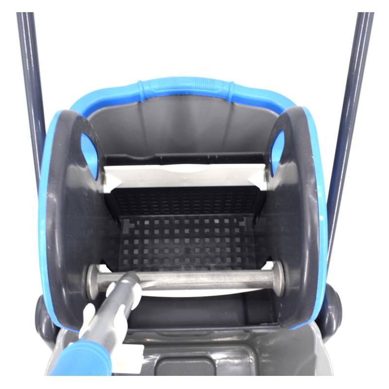 Тележка уборочная двухведерная CK750-Grey 2х25л каркас пластик серая